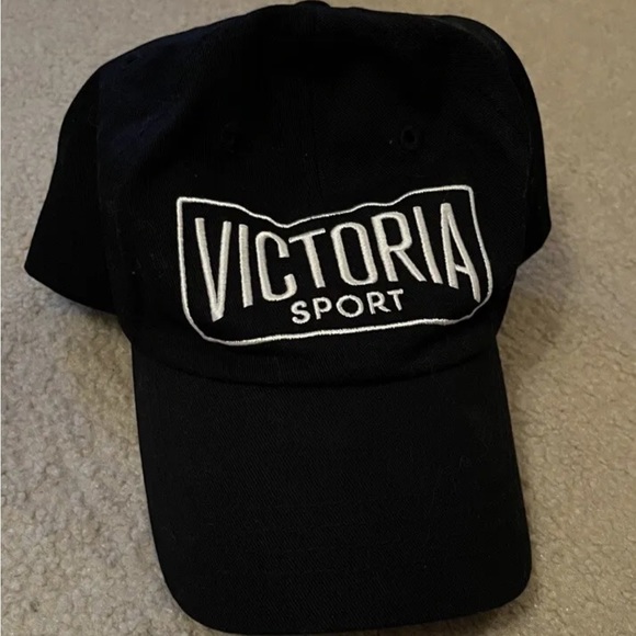 Victoria’s Secret Sport Adjustable Black Baseball Cap - Picture 1 of 2